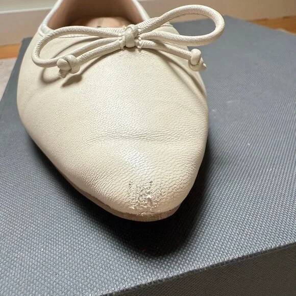 Birdies "The Goldfinch" Flats – Ecru, Pointed Toe - Picture 7 of 8